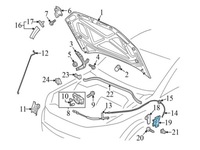фото thumb №4, Ручка капота механизм octavia iii superb golf vii passat b7 b8 leon 5f