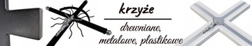 Krzyż nagrobny Krzyż na cmentarz cmentarny 120 cm