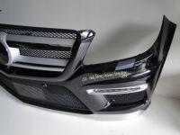 фото thumb №12, Mercedes gls x166 166 бампер передній 63 amg na датчики pts решітка радіатора na радар