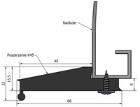 фото thumb №9, Расширители резиновые колёсная арка крыльев 4,5 cm набор