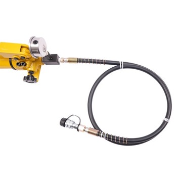 Hydrauliczna Pompa Ręczna Żółta (Z Manometrem) 700bar Pojemność Oleju 700cc
