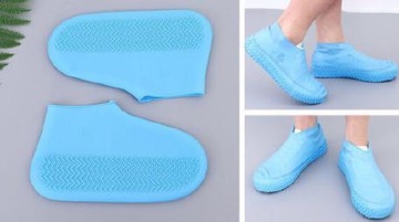 APT BQ41G Płaszcze ochronne na buty rozmiar 40-44 niebieskie