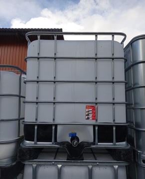 Zbiornik na wodę na palecie 1000l MAUZER + KRANIK + PODŁĄCZENIE DO WĘŻA