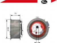 фото thumb №2, Ролик натягувача ремінь розподільного валу [gates]