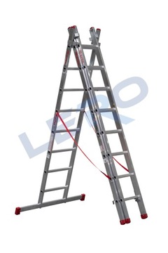 Лестница алюминиевая Faraone AK 336.3 3x11 7,59 м