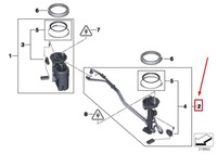 фото thumb №10, Bmw x5 f15 f85 лівий датчик рівня пального 16117494926 7494926