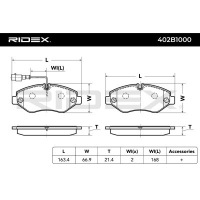 Тормозные колодки тормозные ridex 402b1000 Доставка, фото thumb
