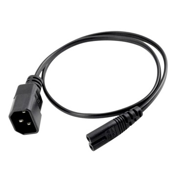 Удлинитель источника питания 60 см 10 А IEC 320 C14 до C7