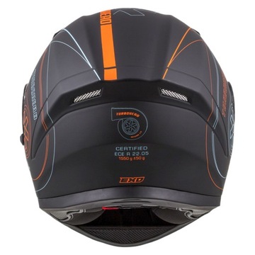 Kask Integral 3.0 Turbohead, CASSIDA (czarny matowy/pomarańczowy/niebieski, rozmiar L)