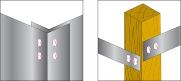 Wkręty podkładkowe do drewna 4,2x 19 mm RAL 9005 250 szt. Etanco GM-S