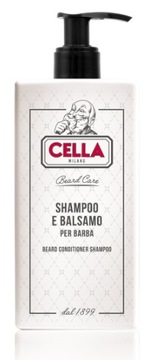 Шампунь и кондиционер Cella, 200 мл, для бороды и усов