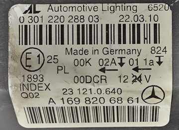 фото thumb №9, Оригінальний фара праві ксенон mercedes b i w245 - a1698206861