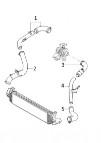 фото thumb №8, Труба интеркулер jeep grand cherokee wk 3.0 crd d
