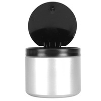 фото thumb №12, Пепельница автомобильная корзина контейнер мусорница серебряный