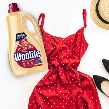WOOLITE PRO-CARE COLOR and DELICATE Жидкость для стирки одежды с креатином XXL 10,8л