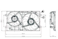 фото thumb №2, Вентилятор радіатор vw new beetle 98- nrf