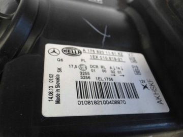 фото thumb №13, Mercedes a w176 176 лампа левая ксенон ксенон
