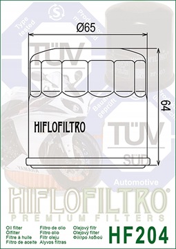 Масляный фильтр Hiflo HF204 HF 204 Hornet Cbr Cb XL Vtr Crf R6 R1 Fz6 Fazer Fz1