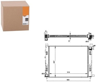 фото thumb №9, Радиаторов renault clio/duster 1,5dci 1,6lpg 11-2012- dacia logan