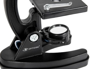 Оптический МИКРОСКОП OPTICON Lab Starter - 1200x - 3 линзы + АКСЕССУАРЫ
