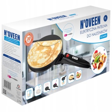 Naleśnikarka NOVEEN ECM490 700 W czarny