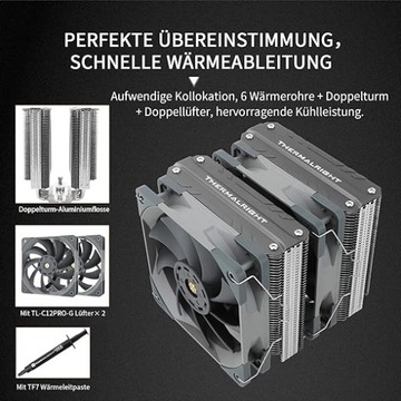 Chłodzenie procesora Thermalright Frost Tower 120