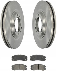 фото thumb №1, Гальмівні диски + гальмівні колодки перед opel frontera monterey a b