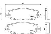 фото thumb №1, Brembo тормозные колодки тормозные lexus ls 400 ucf10