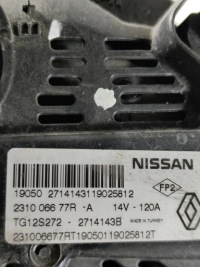 Dacia duster рестайлинг  clio iv 0.9 1.2 tce генератор оригинал Недорого, фото thumb