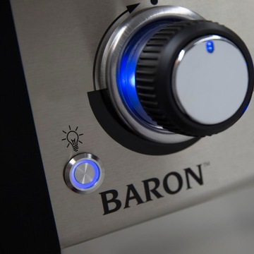 ГАЗОВЫЙ ГРИЛЬ BROIL KING BARON 490 IR ЧЕРНЫЙ СЕРЕБРЯНЫЙ 4 ВЕРТОВЫЕ ГОРЕЛКИ БЕСПЛАТНО