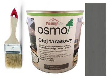 OSMO 019 TERRACE OIL GREY 2,5л + ЩЕТКА
