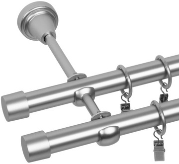 ДВОЙНОЙ КАРДИН 260 СМ 19+19 ММ SMART METAL 3 ЦВЕТА RENA