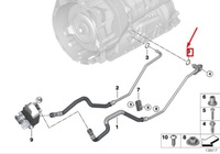 фото thumb №7, Bmw 1 e87 уплотнительное кольцо трубы теплообменника тепла охлаждение масла 17211742636