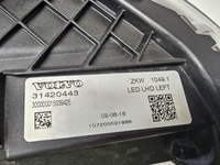 фото thumb №16, Лампа volvo v40 ii 2 рестайлинг полный led 2016-19 левый перед европа левая передняя