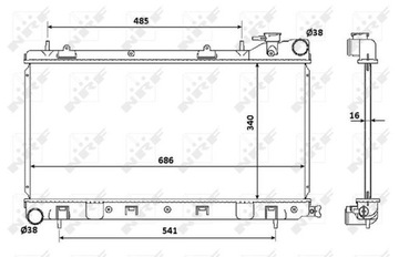 фото thumb №2, Радиаторов воды nrf do subaru forester 2.0