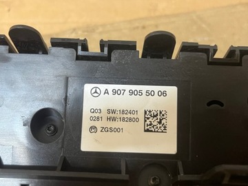 фото thumb №10, Mercedes sprinter w907 907 316 панель керування кондиціонера оригінал європа