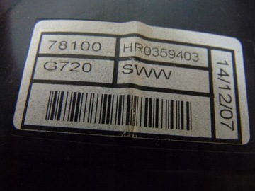 фото thumb №9, Спидометр манометр honda crv iii 2.0 бензин автомат