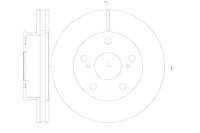 фото thumb №1, Remsa гальмівні диски гальмівні 2szt toyota hilux 2.5 d 4wd