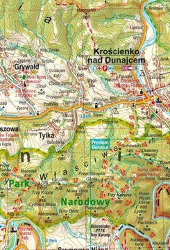ПЛАН ГОРОДА ЩАВНИЦА МАСШТАБ 1:7000 И ТУРИСТИЧЕСКАЯ КАРТА ПЕНИН МАСШТАБ 1:70 000