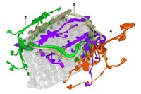 фото thumb №11, Bmw x5 g05 50ex xm g09 50e b58x жгут трубопровод электропроводка двигателя b58b30s