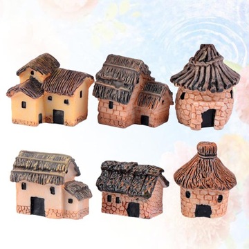 6 SZT. MINIATUROWY KRAJOBRAZ OGRODOWY MIKROWIOSKA
