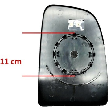 фото thumb №13, Вкладка дзеркало лівий верхній з підігрівом 11cm fiat ducato boxer jumper 2006-2025
