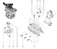 Кришка заливна горловина оливи master iii trafic 1.6 2.3 dci oryg Оригінал, фото thumb