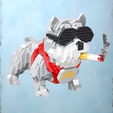 Конструкторы для собак Bulldog Конструкторы для собак Гангстерская коробка для собак 998 шт. 24 часа