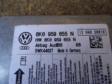 фото thumb №7, Audi a4 b8 8k модуль датчик подушек подушка безопасности 8k0959655n