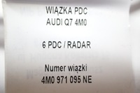 фото thumb №12, Nowa жгут 6 pdc радар защита pieszego audi q7 4m0971095ne
