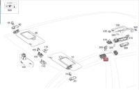 Mercedes-benz cla купе c118 ручка крыша левая задняя a24681001548l36 Доставка, фото thumb