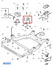 фото thumb №1, Подушка двигателя volvo оригинальный номер 31277313