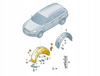 фото thumb №1, Новое оригинальные подкрылок перед audi q5 8r0821171m левая