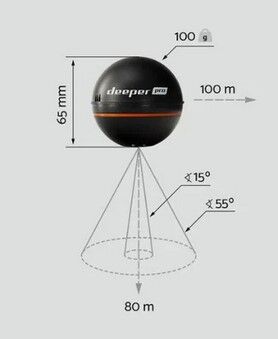 БЕСПРОВОДНОЙ ЭХОЗОНАР DEEPER SMART SONAR PRO